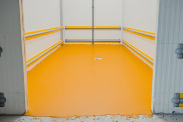 Ucrete special coatings floor used in areas where products are produced, stored