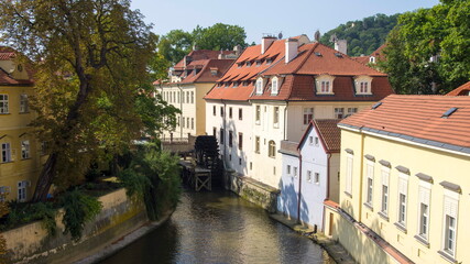 Prague. Old water mill