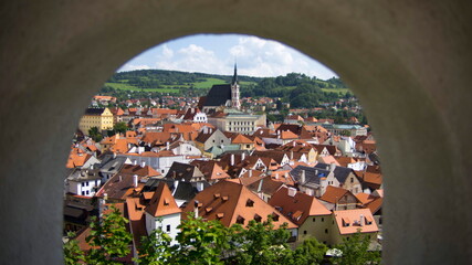 Český Krumlov from castle