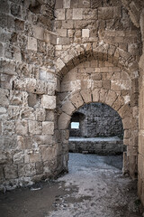 Fototapeta na wymiar Rhodes Old Town City Wall Gateway
