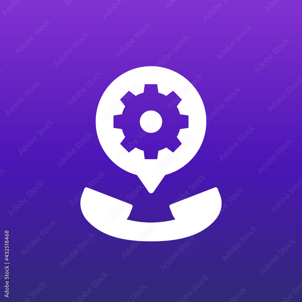 Poster call settings icon for apps and web