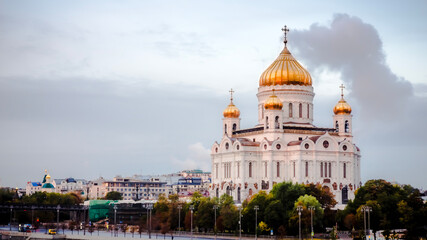 Fototapeta na wymiar Cathedral of Christ the Saviour (救世主ハリストス大聖堂), Moscow