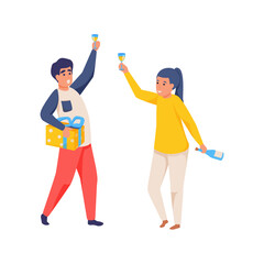 People Celebrating Holiday