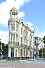 building historic construction old town