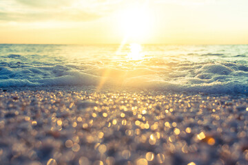 Obraz premium sunset on the beach