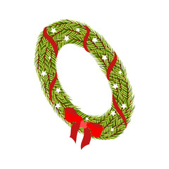 Christmas Wreath Mood Composition