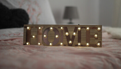 Woody Decoration cozy light home in the bedroom