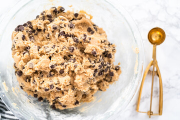 Baking cookies