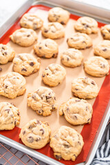 Baking cookies
