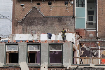 Demolition Work in Amsterdam, Leidseplein