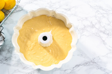 Lemon pound cake