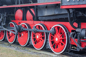 steam locomotive wheels