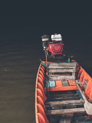 Thai boat at night