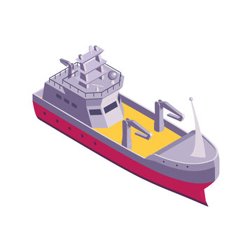 recommend clip art: Commercial Fishing Boat Composition