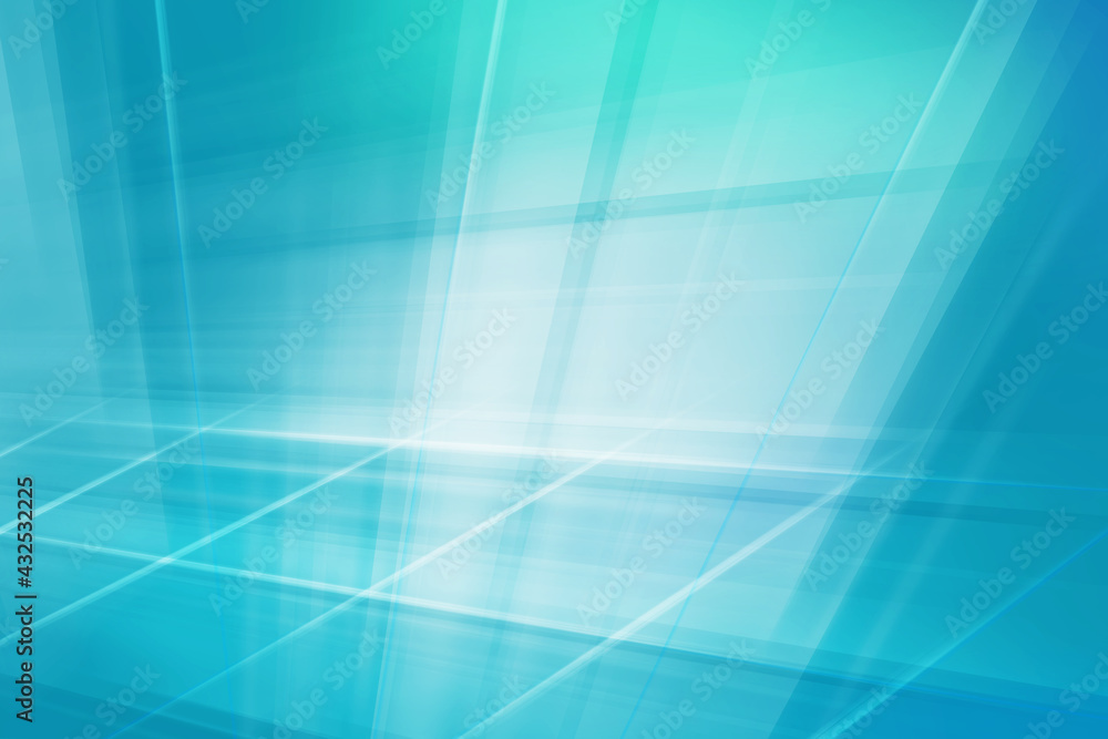 Poster 3d rendering of a graphical abstract technology background, motion effect blur surfaces background.