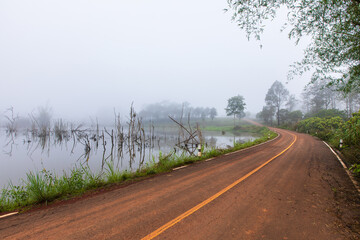 Landscape of Thung Salaeng Luang national park, Phitsanulok  province, Thailand.
