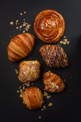 french various Croissants