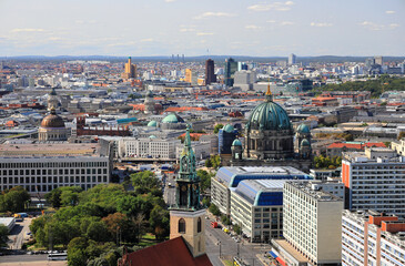 Berlin - aerial view. Germany, Europe.