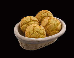 Semolina Cookie in a basket