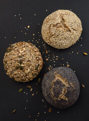 Bread with various seeds
