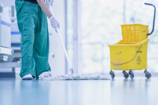 Big cleaning in hospitals