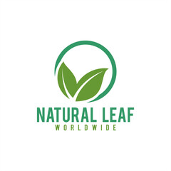 Natural Green leaf ecology nature element vector,Green ecology logo vector icon illustration