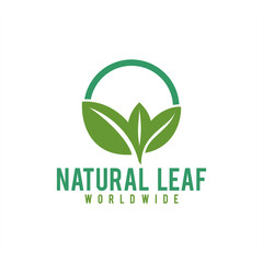 Natural Green leaf ecology nature element vector,Green ecology logo vector icon illustration