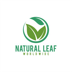 Natural Green leaf ecology nature element vector,Green ecology logo vector icon illustration