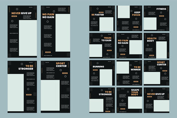 Social Media Template Posts for your business, Instagram template