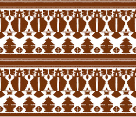 Seamless ethnic pattern, ornament design