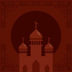 mosque temple poster