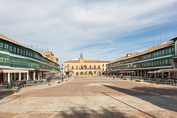 Main Square of Almagro, province of Ciudad Real, Spain