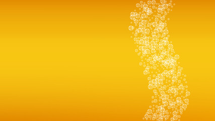 Oktoberfest background. Beer foam. Craft lager splash.