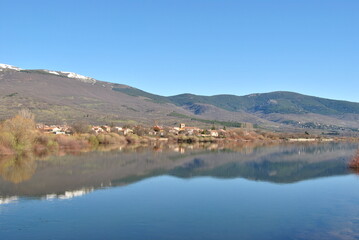 view of lake from the lake