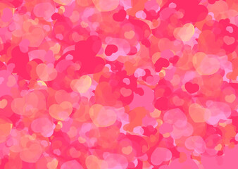 Valentines Day poster, graphic holiday banner design template, gift card, vector illustration