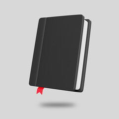 3d book icon render isolated