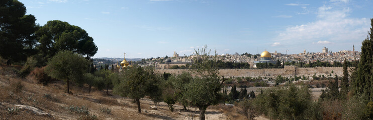 Mount of Olives and Jerusalem