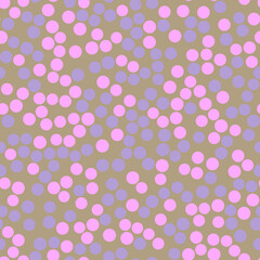 spring and summer seamless pattern,multicolor polka dot fabric, wallpaper, vector.