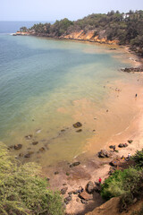 playas en la costa de La Corniche en Dakar, capital de Senegal
