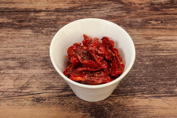 Dried tomato with olive oil