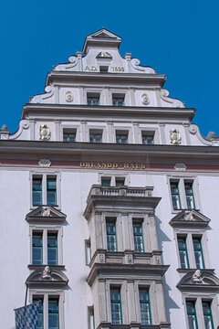 The Orlando-Haus Is A Beer Hall And Restaurant. Built In 1900 By Architect Max Littmann, In German Renaissance Style., And Used As A Place Of Dining And Coming Together Ever Since. Munich, May 2014