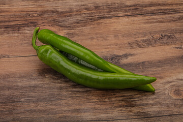 Ripe tasty spicy green pepper
