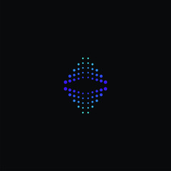 Abstract technology logo design vector template