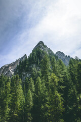 The amazing view of the Dolomiti mountains from Longkofel - next to Dobiacco lake