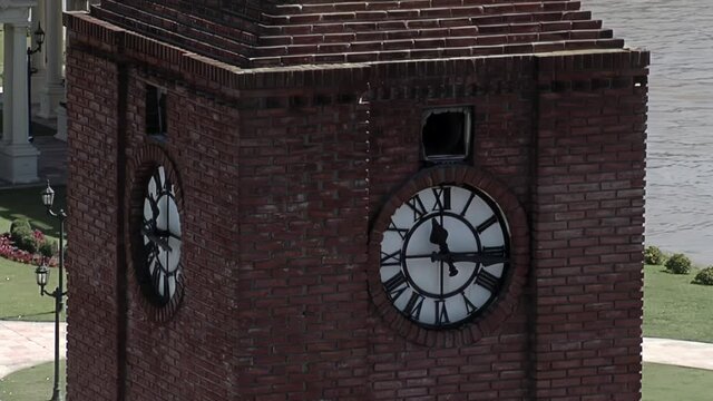 Clock Tower at the Honorable Deliberative Council of Tigre (Honorable Concejo Deliberante de Tigre), Buenos Aires Province, Argentina.  