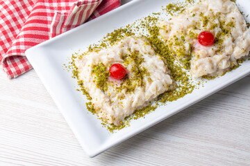 Turkish Traditional Ramadan Dessert Gullac