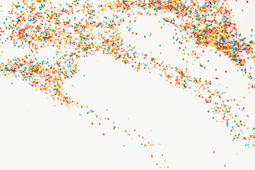 pastry topping for Easter cake, pastry topping, sprinkling, color background