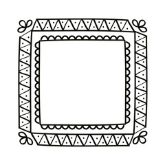 square form draw frame