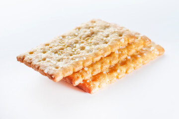 sugar coconut biscuits in white background