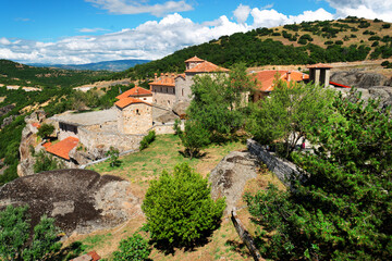 Fototapeta premium Meteora landscape in Greece, Europe
